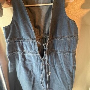 Denim Sleeveless Dress